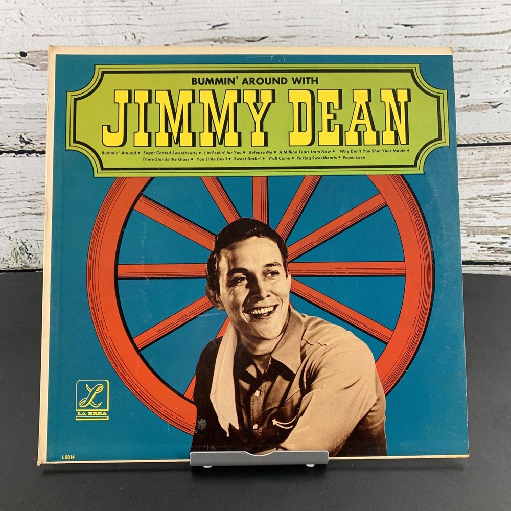 Jimmy Dean – Bummin' Around With Jimmy‎ Dean [LP Record Album Vinyl 1961]